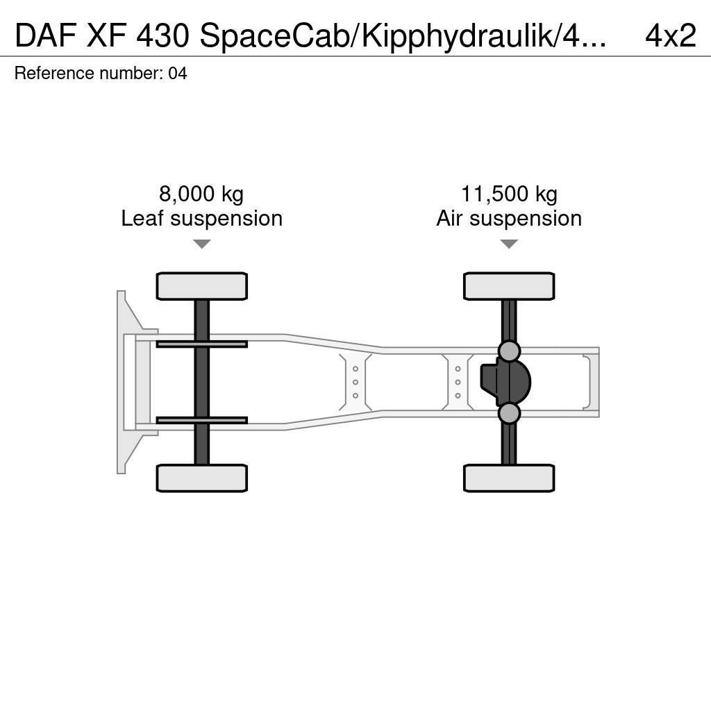 DAF XF 430 SpaceCab/Kipphydraulik/452 tkm/Euro 6 Prime Movers