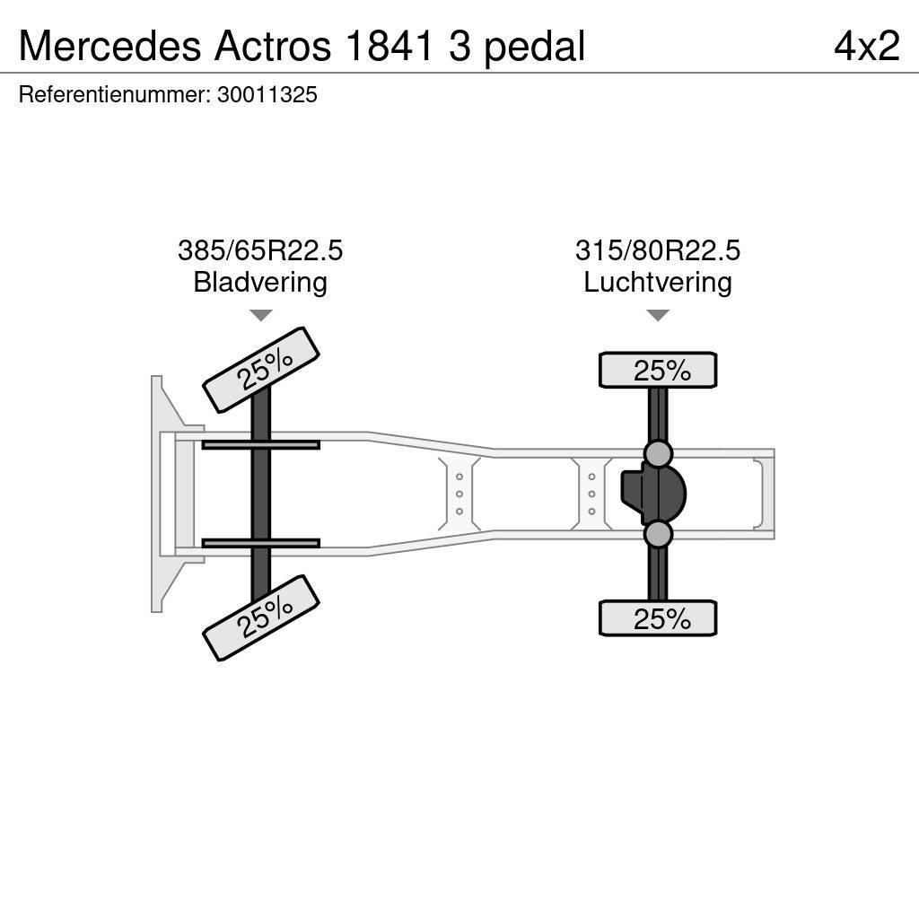 Mercedes-Benz Actros 1841 3 pedal Prime Movers