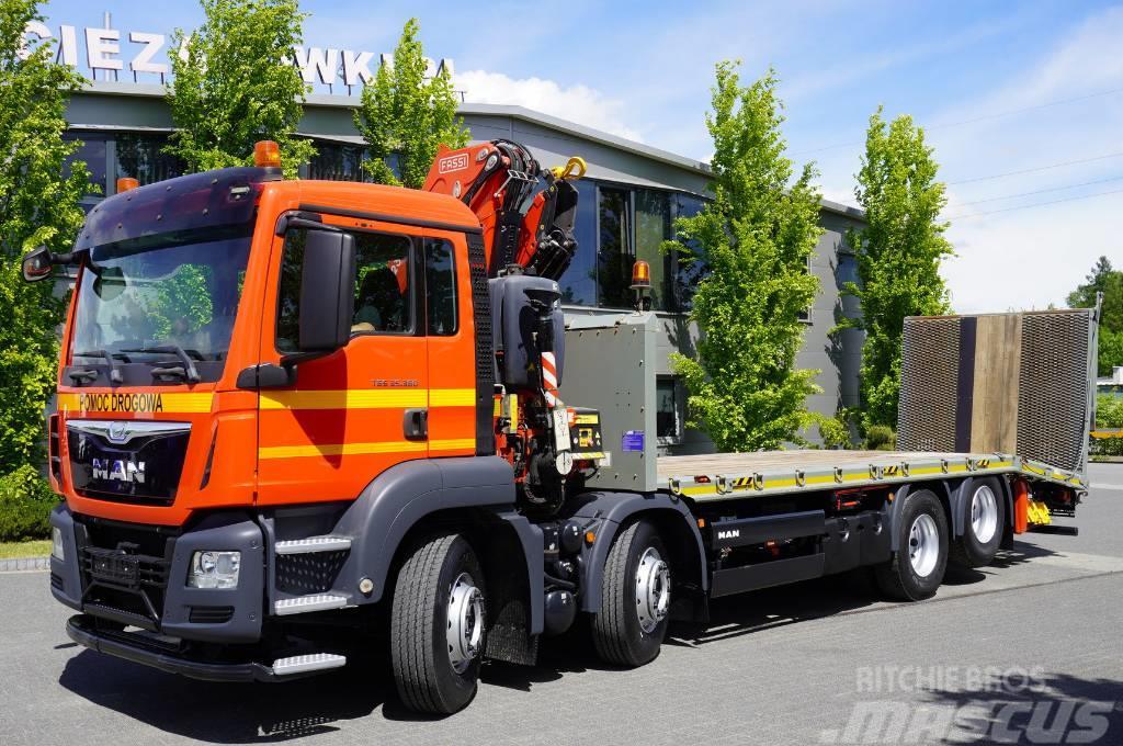 MAN TGS 35.360 E6 8×2 / Tow truck / Crane Fassi F235 Truck mounted cranes
