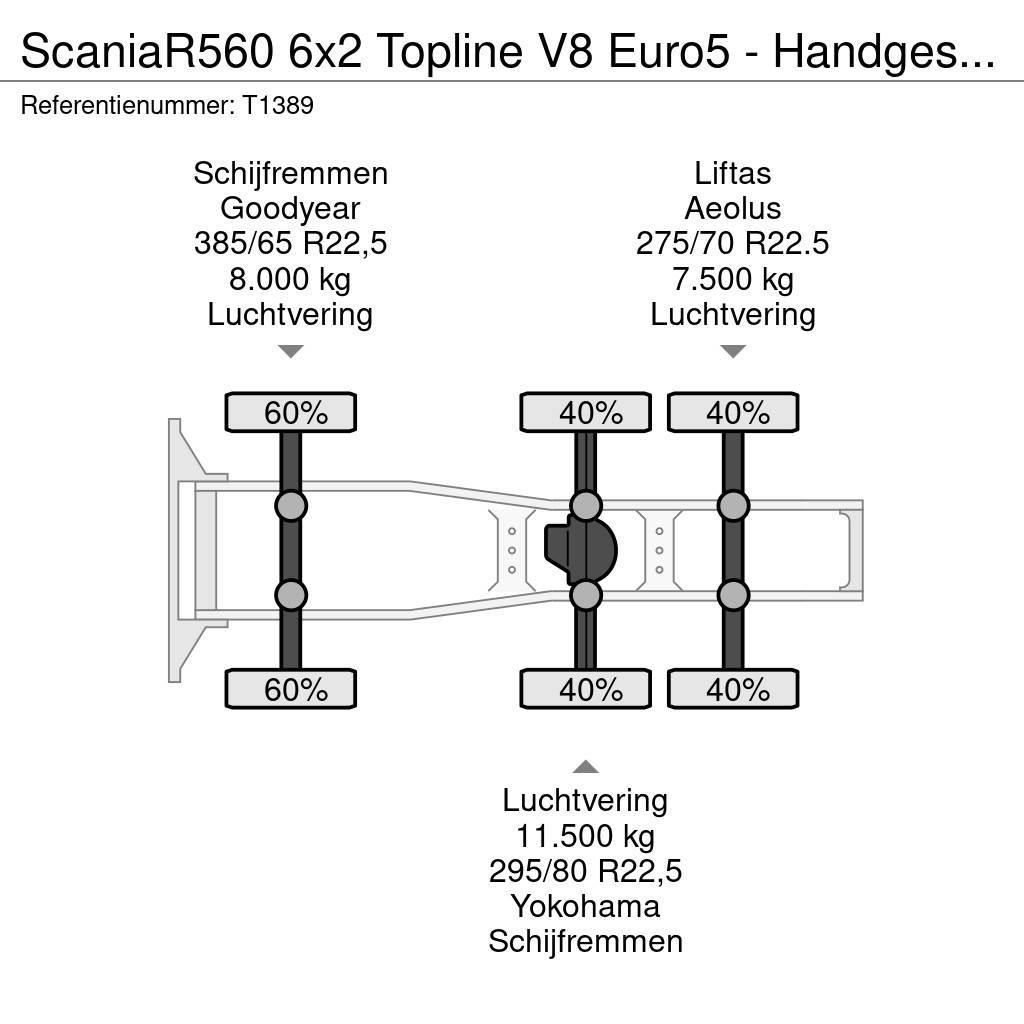 Scania R560 6x2 Topline V8 Euro5 - Handgeschakeld - Vollu Prime Movers