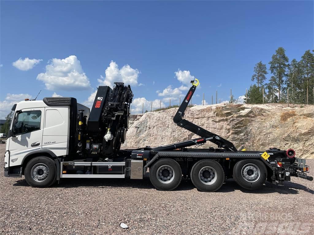 Volvo FM500 8x4 Truck mounted cranes