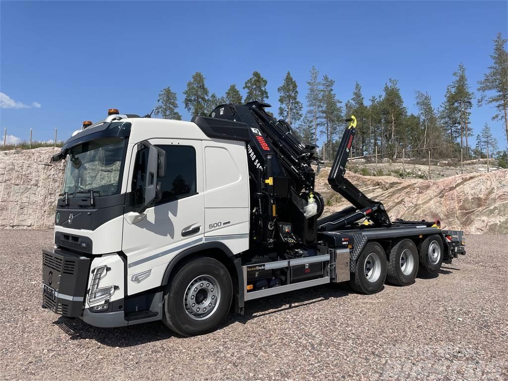 Volvo FM500 8x4 Truck mounted cranes