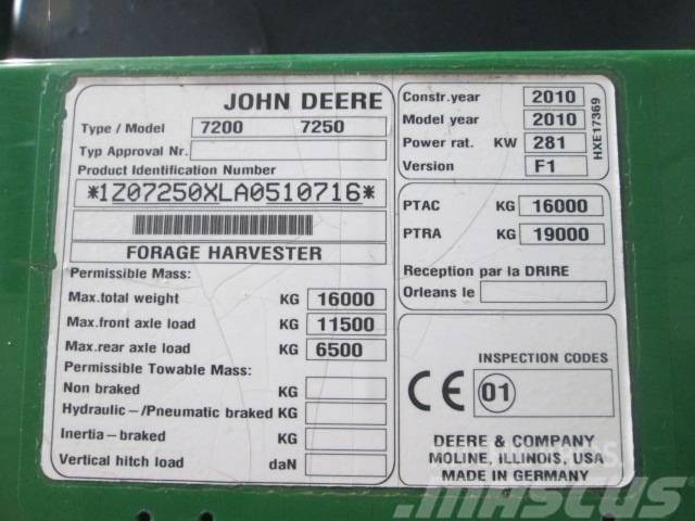 John Deere 7250 Forage harvesters