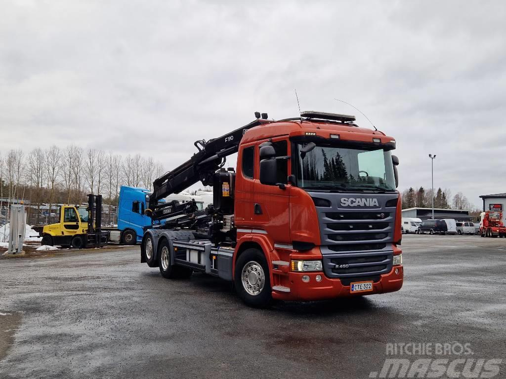 Scania R 450 6x2*4 Truck mounted cranes