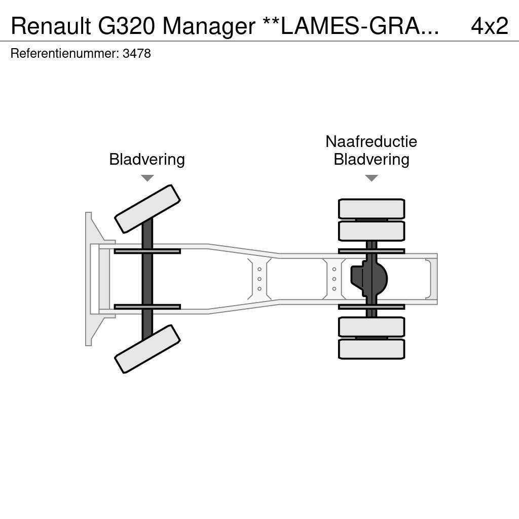 Renault G320 Manager **LAMES-GRAND PONT-TRACTEUR FRANCAIS* Prime Movers