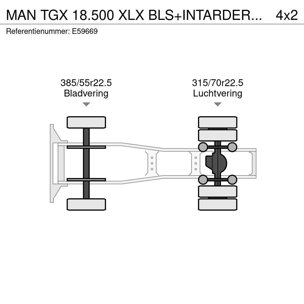 MAN TGX 18.500 XLX BLS+INTARDER-TOP! Prime Movers