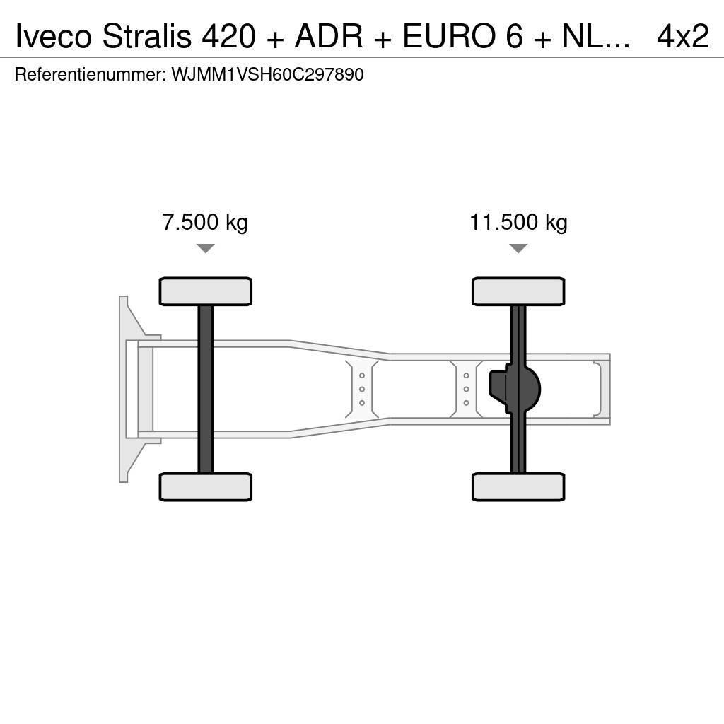 Iveco Stralis 420 + ADR + EURO 6 + NL apk 02-2024 Prime Movers