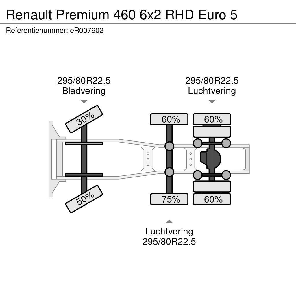 Renault Premium 460 6x2 RHD Euro 5 Prime Movers