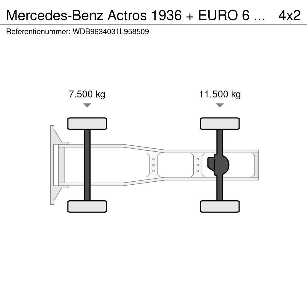 Mercedes-Benz Actros 1936 + EURO 6 + VERY CLEAN Prime Movers