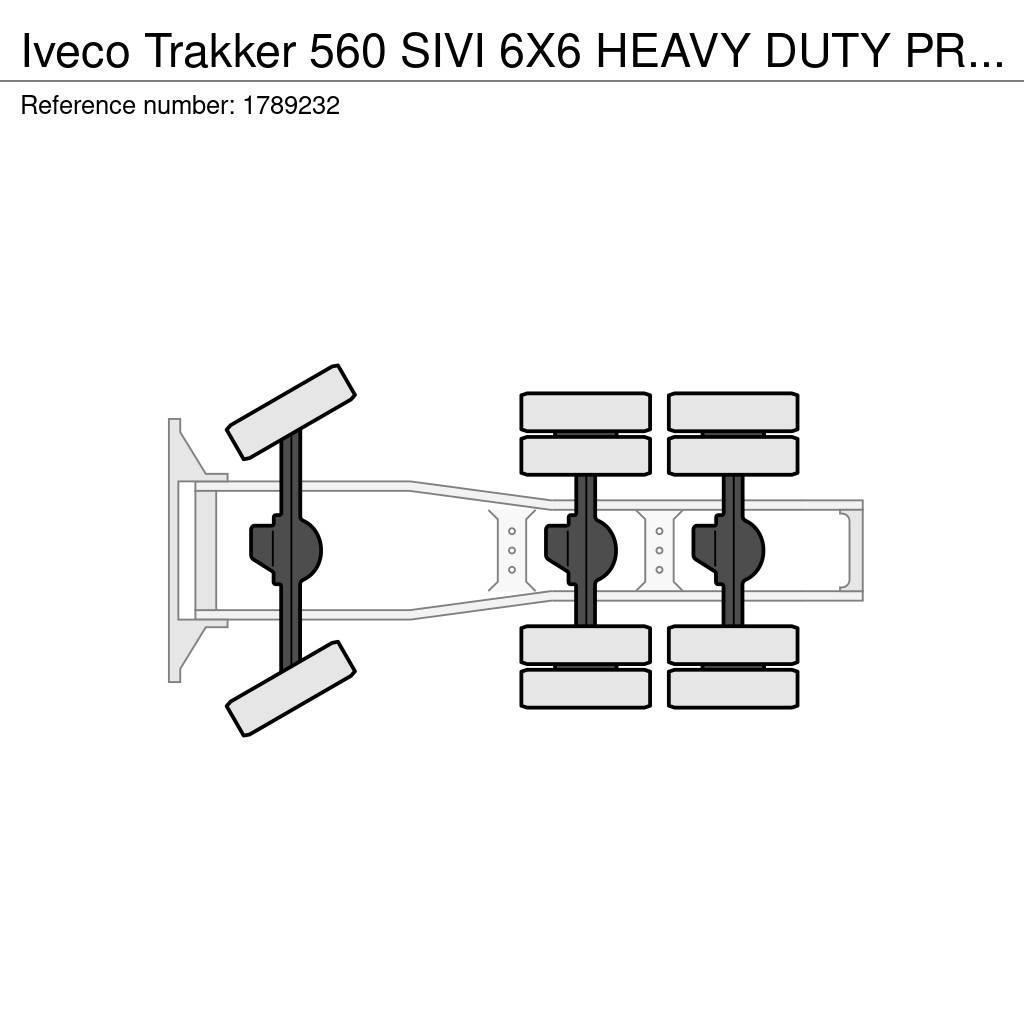 Iveco Trakker 560 SIVI 6X6 HEAVY DUTY PRIME MOVER 275 TO Prime Movers