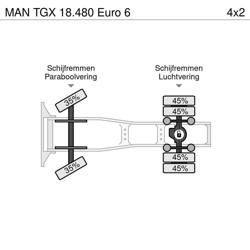 MAN TGX 18.480 Euro 6 Prime Movers