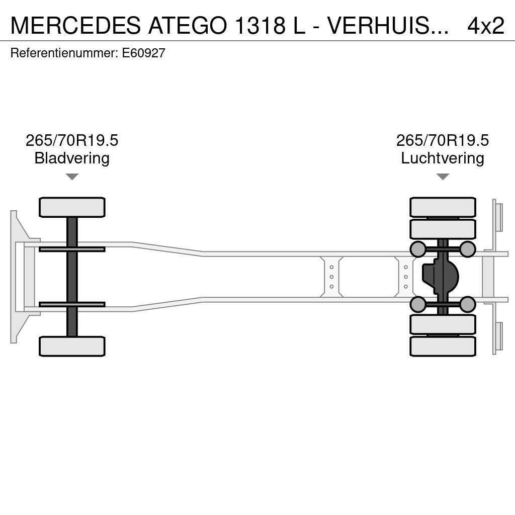 Mercedes-Benz ATEGO 1318 L - VERHUISLIFT Box trucks