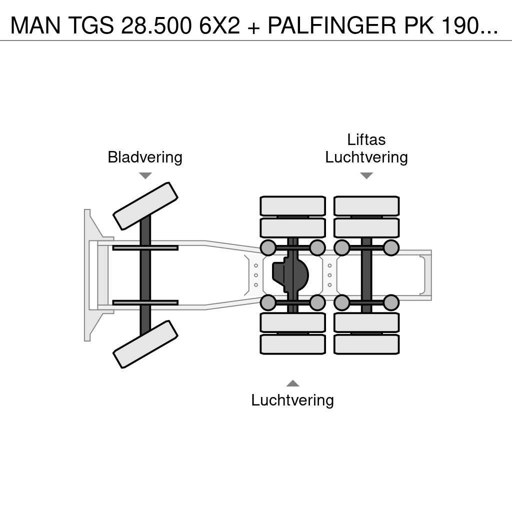 MAN TGS 28.500 6X2 + PALFINGER PK 19001 / REMOTE CONTR Prime Movers