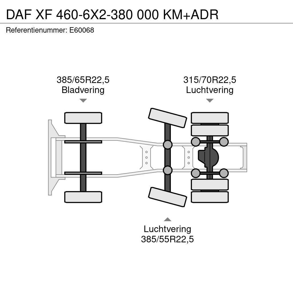 DAF XF 460-6X2-380 000 KM+ADR Prime Movers