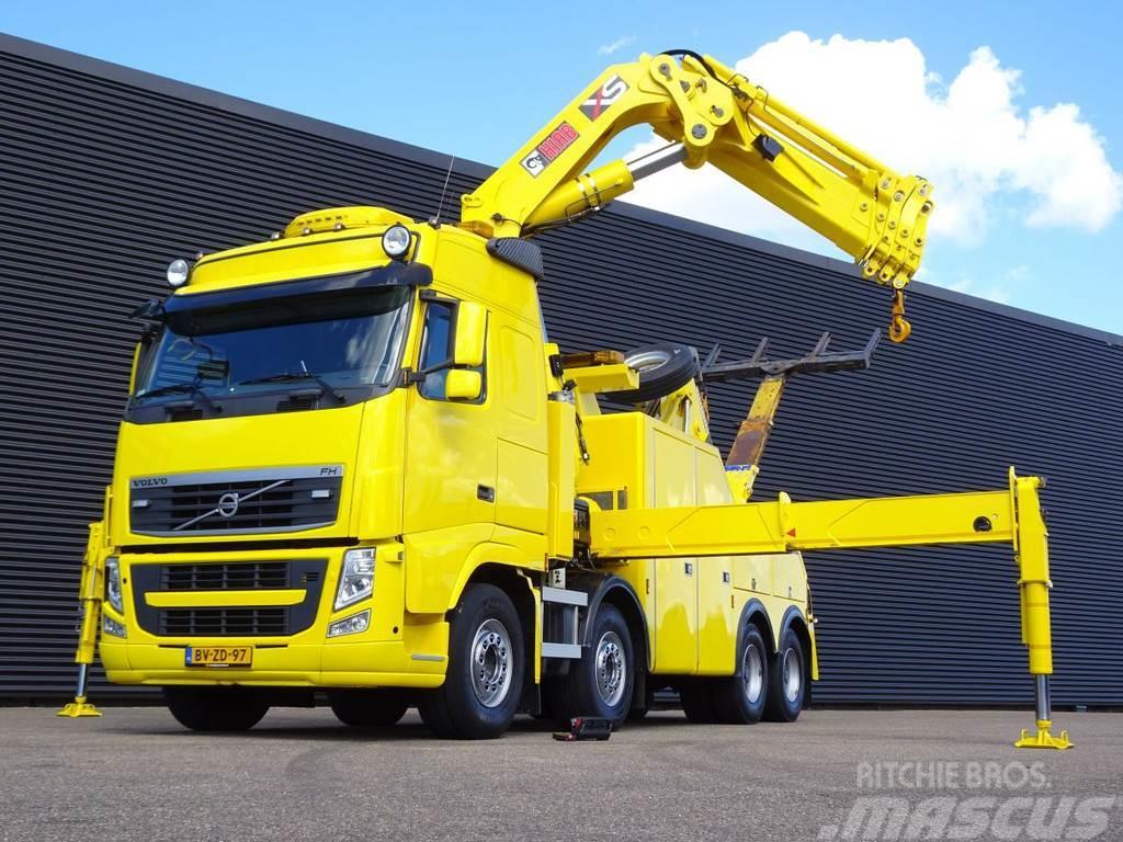 Volvo FH 520 / ABSCHLEPP / RECOVERY / TOWTRUCK / 8x4 / C Truck mounted cranes