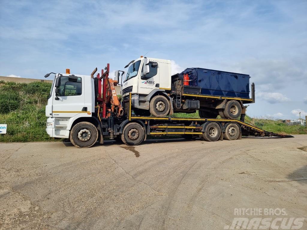 DAF CF85.380 plant lorry with crane Truck mounted cranes