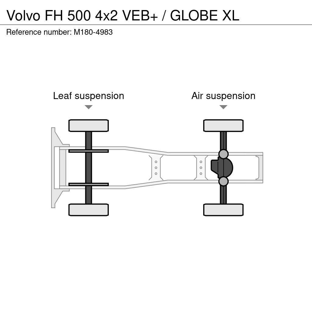 Volvo FH 500 4x2 VEB+ / GLOBE XL Prime Movers