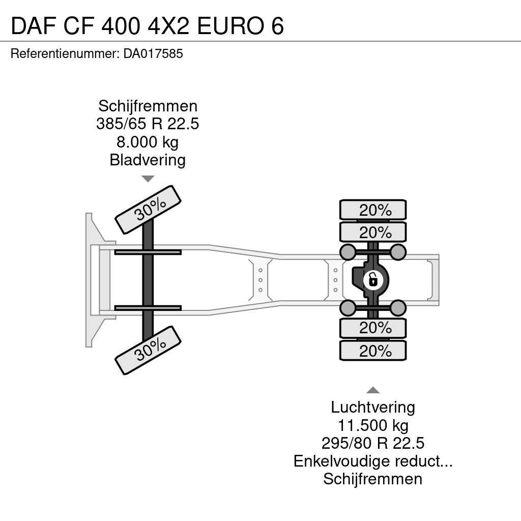 DAF CF 400 4X2 EURO 6 Prime Movers