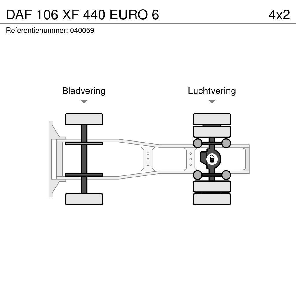 DAF 106 XF 440 EURO 6 Prime Movers