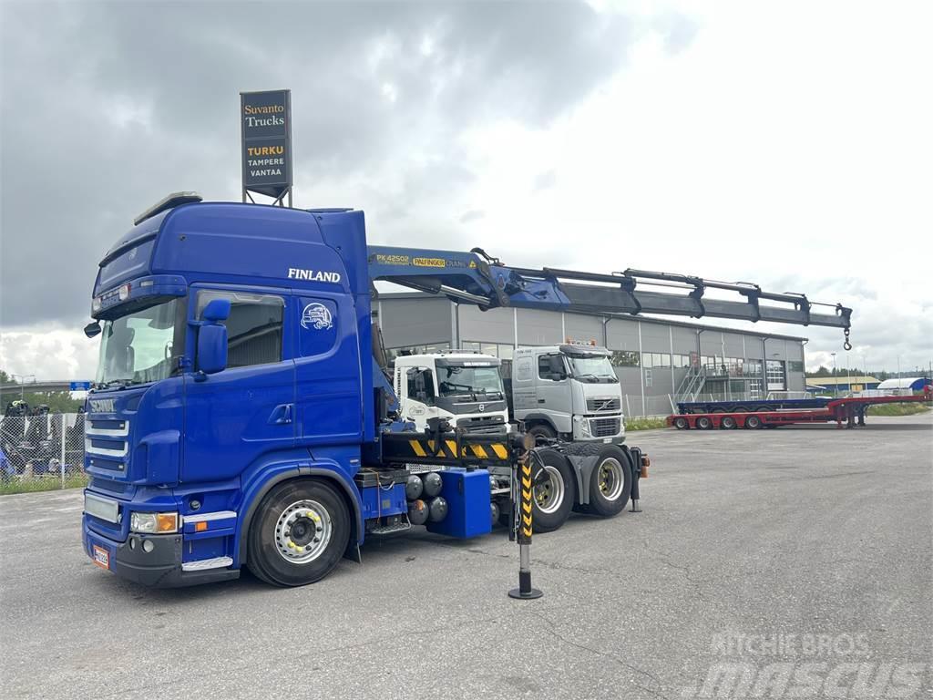Scania R 560 6X2 Truck mounted cranes