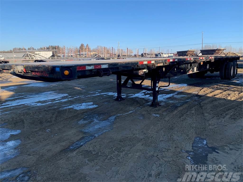 Manac 48' Tandem Flat Deck/Highboy Flatbed Flatbed/Dropside semi-trailers