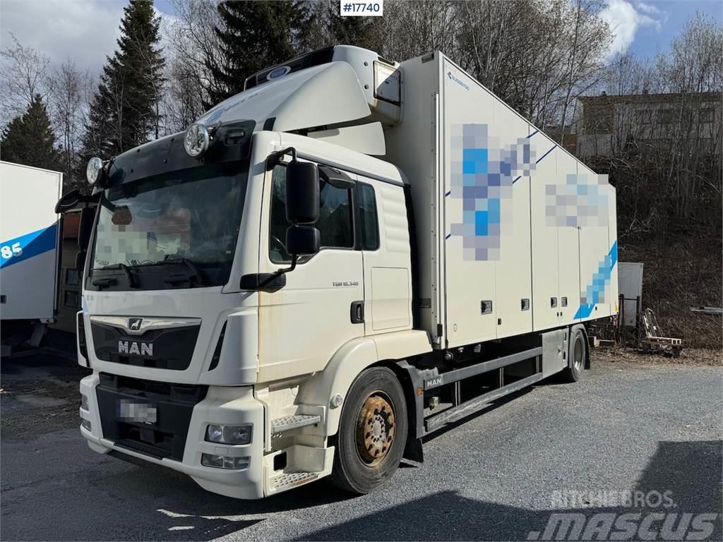 MAN TGM 18.340 4x2 box truck w/ Factory new engine. Fu Box trucks