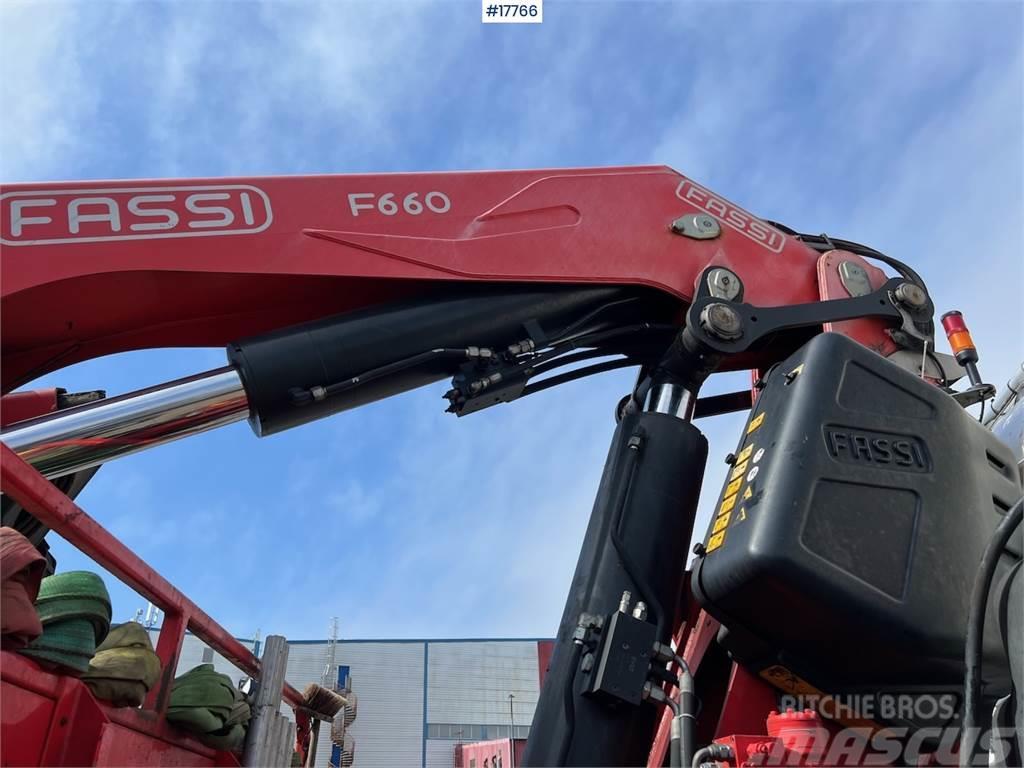 Scania G480 8x2 w/ 66 t/m Fassi crane with Jib and Winch  Truck mounted cranes