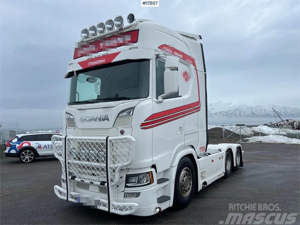 Scania S770 6x2 truck w/ low turntable. WATCH VIDEO. Prime Movers