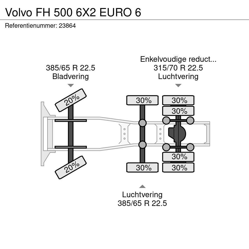 Volvo FH 500 6X2 EURO 6 Prime Movers