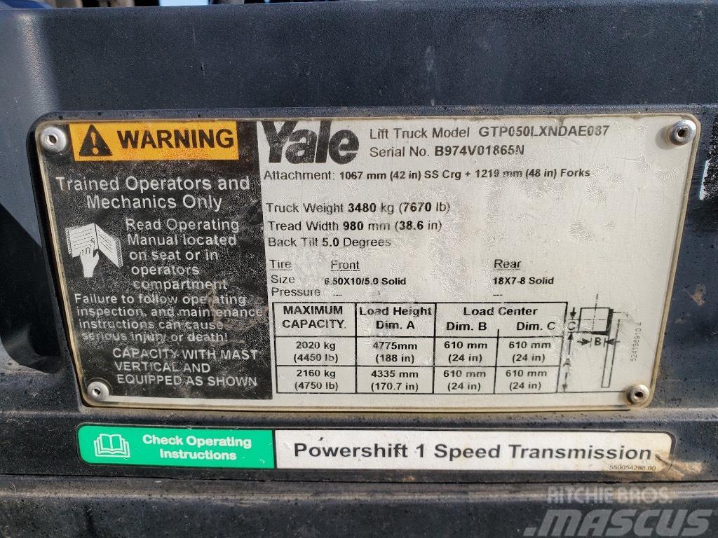 Yale GTP050 Other