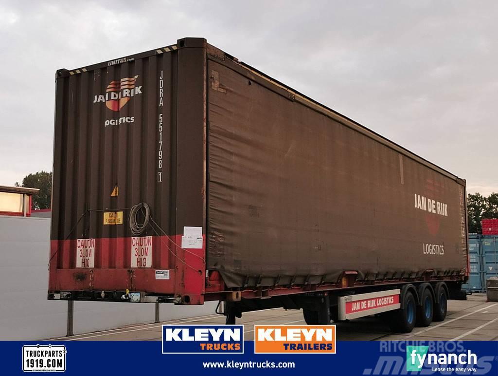  Hertoghs O3 WITH CONTAINER curtain container Container semi-trailers