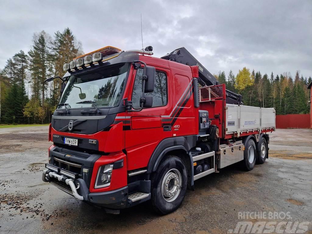 Volvo FMX 410 6x2*4 HIAB 192 E5 / BOX L=5000 mm Truck mounted cranes