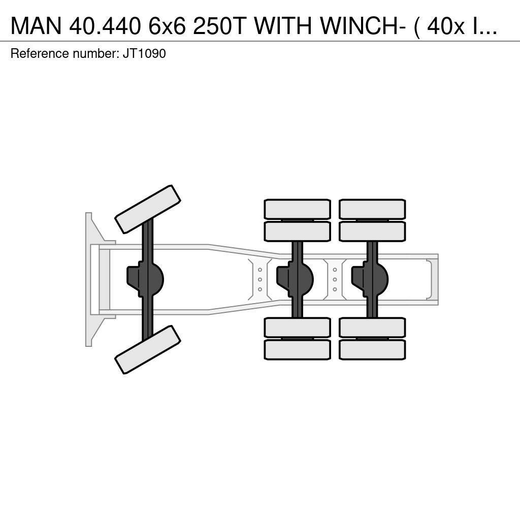 MAN 40.440 6x6 250T WITH WINCH- ( 40x IN STOCK) - TORQ Prime Movers