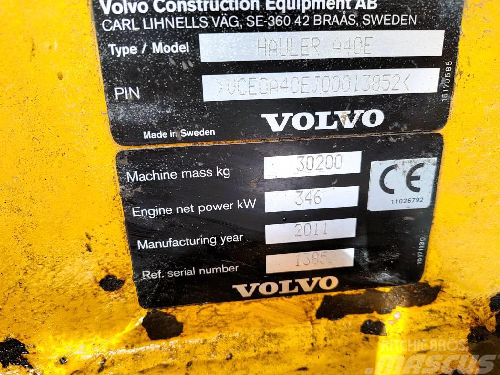 Volvo A 40 E Articulated Haulers