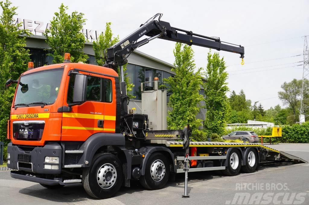 MAN TGS 35.360 E5 EEV 8×2 / HDS HIAB XS 166 HIDUO / To Truck mounted cranes