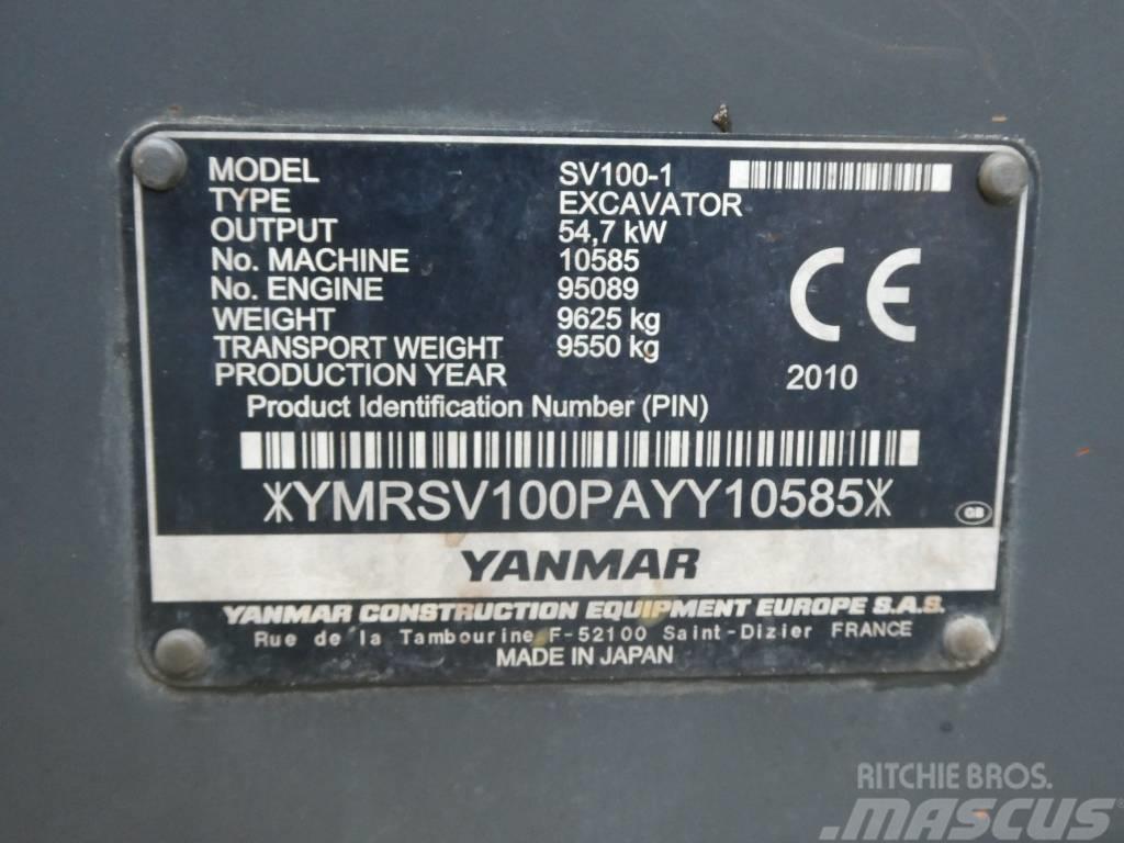Yanmar SV 100-1 Mini excavators  7t - 12t