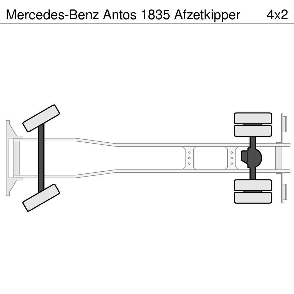 Mercedes-Benz Antos 1835 Afzetkipper Skip bin truck