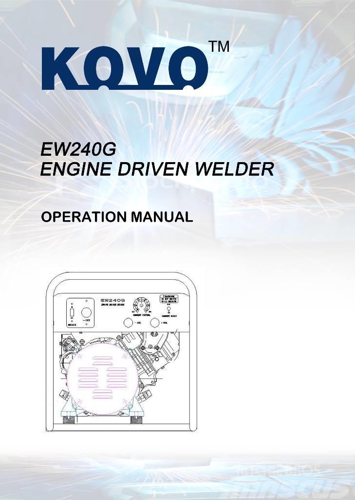  New Kohler powered welder generator EW240G Welding Equipment