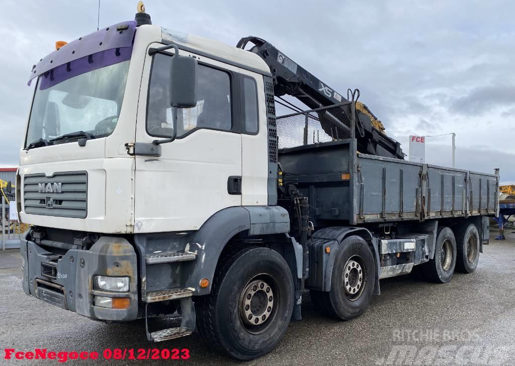 MAN TGA 32.390 / Hiab166 Sans Procedures Truck mounted cranes