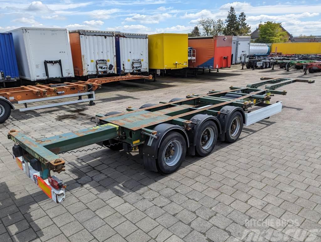 Krone SD 27 3-Assen BPW - RearSlider - DrumBrakes - 5280 Container semi-trailers