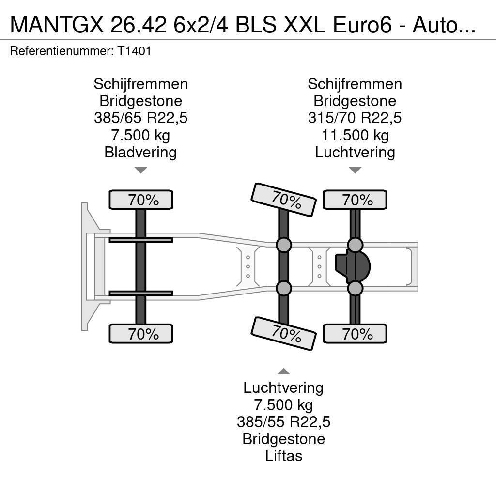 MAN TGX 26.42 6x2/4 BLS XXL Euro6 - Automaat - Standka Prime Movers