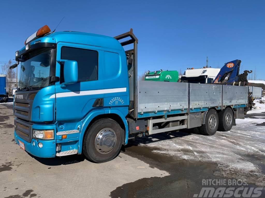 Scania P 420 6X4 Truck mounted cranes
