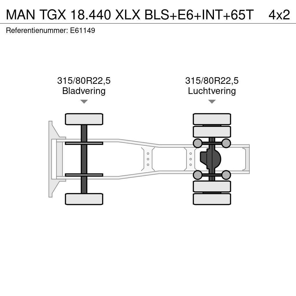MAN TGX 18.440 XLX BLS+E6+INT+65T Prime Movers