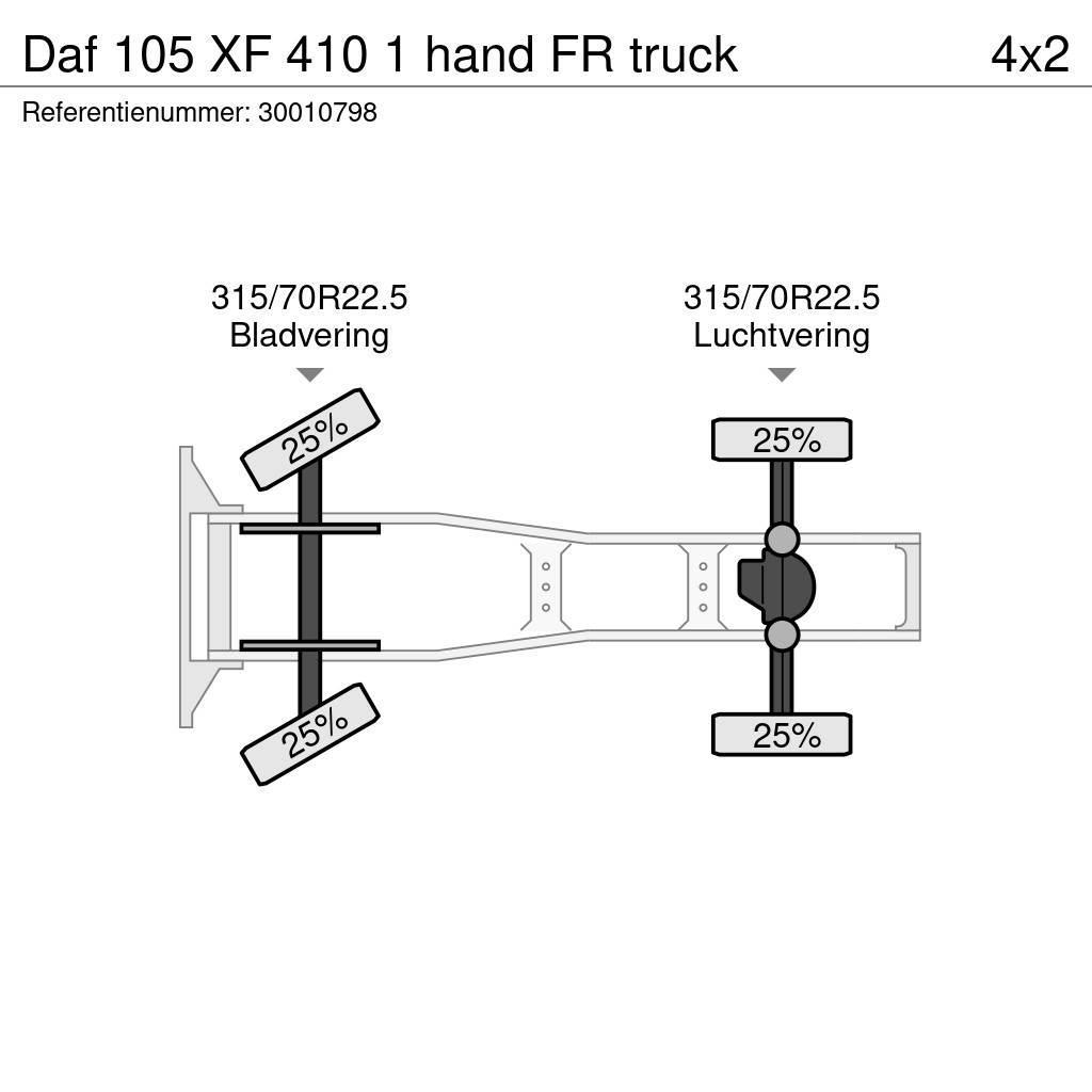 DAF 105 XF 410 1 hand FR truck Prime Movers