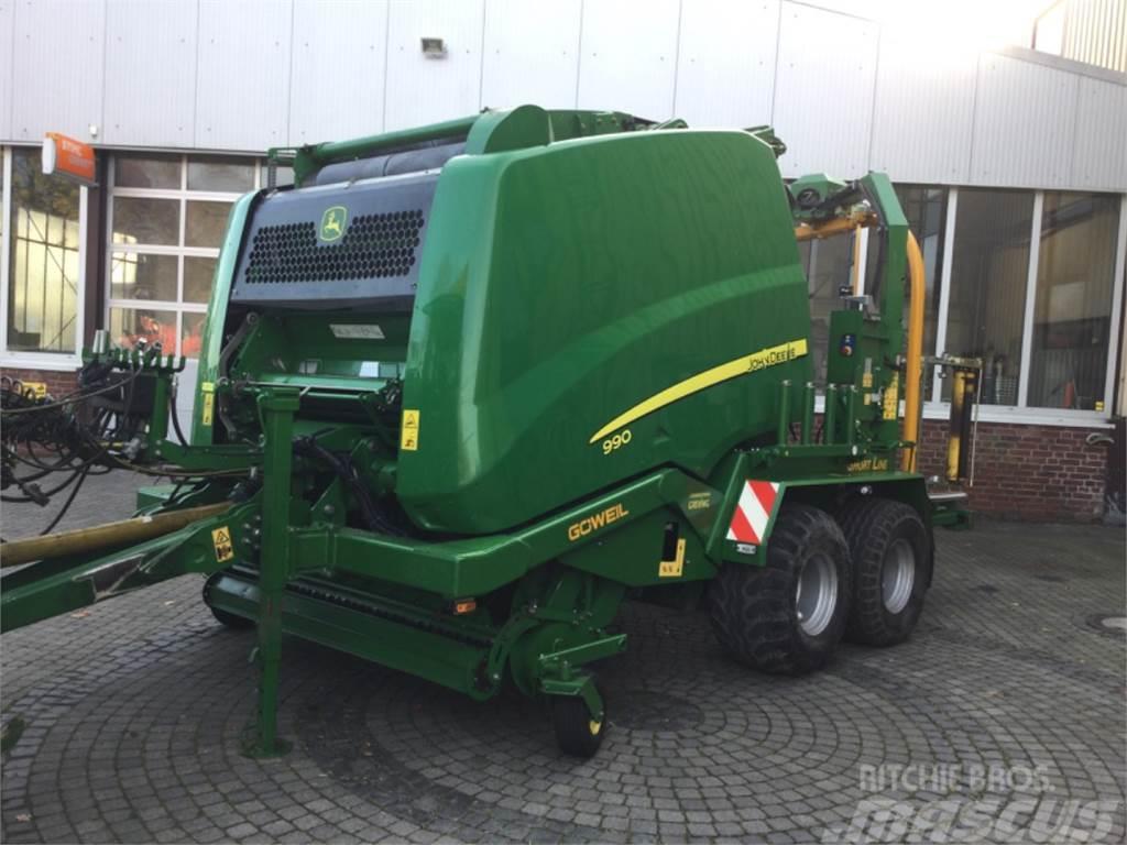 John Deere 990 Premium mit Göweil Wickelkombination, Farm machinery