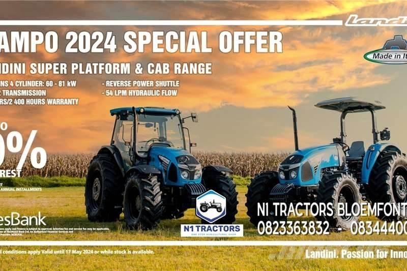 Landini NAMPO 2024 SPECIAL LANDINI SUPER PLATFORM AND CAB, South Africa