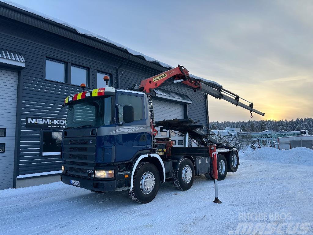 Scania 400 8X2 + Palfinger PK16000 Truck mounted cranes