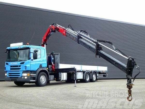 Scania P320 + Effer Truck mounted cranes