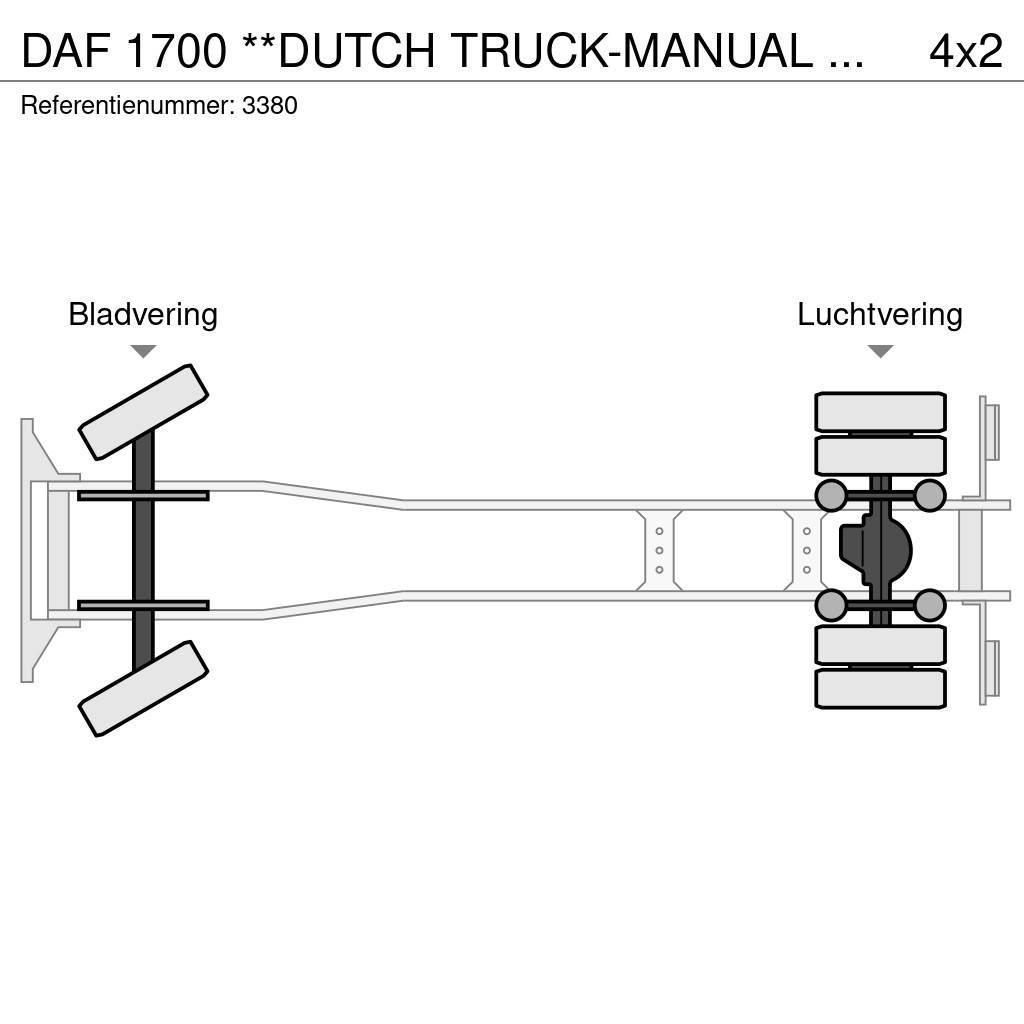 DAF 1700 **DUTCH TRUCK-MANUAL PUMP** Box trucks