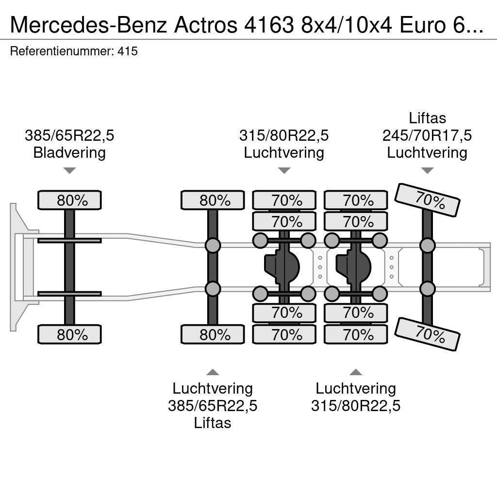 Mercedes-Benz Actros 4163 8x4/10x4 Euro 6 Titan Andockanhanger H Prime Movers
